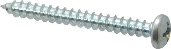 Value Collection - #12 Pan Head Phillips Sheet Metal Screw - Steel, 2" Length Under Head, Grade 2 - Apex Tool & Supply