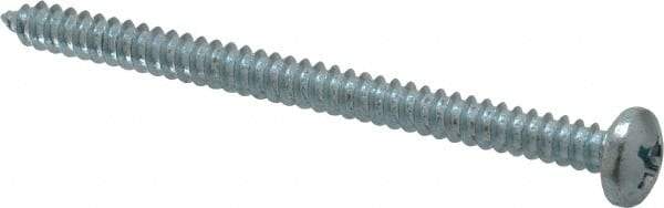Value Collection - #12 Pan Head Phillips Sheet Metal Screw - Steel, 3" Length Under Head, Grade 2 - Apex Tool & Supply