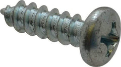 Value Collection - #14 Pan Head Phillips Sheet Metal Screw - Steel, 7/8" Length Under Head, Grade 2 - Apex Tool & Supply