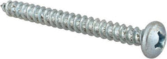 Value Collection - #14 Pan Head Phillips Sheet Metal Screw - Steel, 2-1/2" Length Under Head, Grade 2 - Apex Tool & Supply