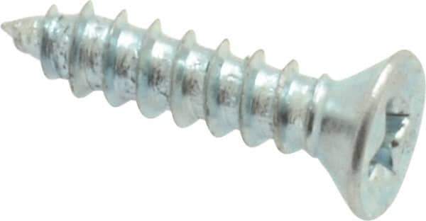 Value Collection - #4 Flat Head Phillips Sheet Metal Screw - Steel, 1/2" OAL, Grade 2 - Apex Tool & Supply