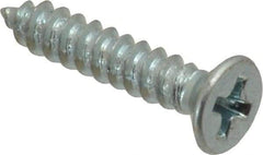 Value Collection - #4 Flat Head Phillips Sheet Metal Screw - Steel, 5/8" OAL, Grade 2 - Apex Tool & Supply