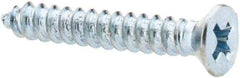 Value Collection - #4 Flat Head Phillips Sheet Metal Screw - Steel, 3/4" OAL, Grade 2 - Apex Tool & Supply