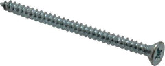 Value Collection - #6 Flat Head Phillips Sheet Metal Screw - Steel, 2" OAL, Grade 2 - Apex Tool & Supply