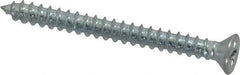 Value Collection - #8 Flat Head Phillips Sheet Metal Screw - Steel, 1-3/4" OAL, Grade 2 - Apex Tool & Supply