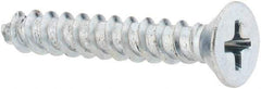 Value Collection - #10 Flat Head Phillips Sheet Metal Screw - Steel, 1-1/4" OAL, Grade 2 - Apex Tool & Supply