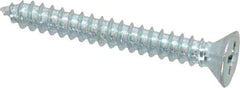 Value Collection - #10 Flat Head Phillips Sheet Metal Screw - Steel, 1-1/2" OAL, Grade 2 - Apex Tool & Supply