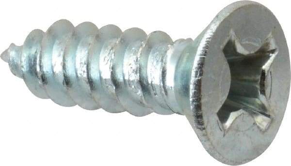 Value Collection - #12 Flat Head Phillips Sheet Metal Screw - Steel, 3/4" OAL, Grade 2 - Apex Tool & Supply