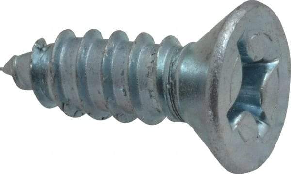 Value Collection - #14 Flat Head Phillips Sheet Metal Screw - Steel, 3/4" OAL, Grade 2 - Apex Tool & Supply