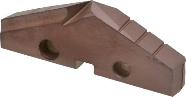 Allied Machine and Engineering - 2-7/16" Diam x 5/16" Thick, Seat Code 4, 132° Included Angle Spade Drill Insert - AM200 Coated, Cobalt, Grade Super Cobalt, Series GEN2 T-A - Apex Tool & Supply