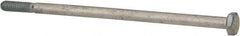 Made in USA - 1/4-20 UNC, 5-1/2" Length Under Head Hex Head Cap Screw - Partially Threaded, Grade 5 Steel, Zinc-Plated Finish, 7/16" Hex - Apex Tool & Supply