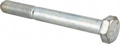 Made in USA - 5/16-24 UNF, 2-3/4" Length Under Head Hex Head Cap Screw - Partially Threaded, Grade 5 Steel, Zinc-Plated Finish, 1/2" Hex - Apex Tool & Supply