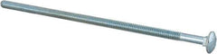 Value Collection - 1/4-20 UNC 7" Length Under Head, Standard Square Neck, Carriage Bolt - Grade 2 Steel, Zinc-Plated Finish - Apex Tool & Supply