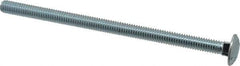 Value Collection - 5/16-18 UNC 5-1/2" Length Under Head, Standard Square Neck, Carriage Bolt - Grade 2 Steel, Zinc-Plated Finish - Apex Tool & Supply