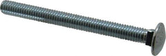 Value Collection - 3/8-16 UNC 4" Length Under Head, Standard Square Neck, Carriage Bolt - Grade 2 Steel, Zinc-Plated Finish - Apex Tool & Supply