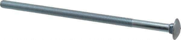 Value Collection - 3/8-16 UNC 8" Length Under Head, Standard Square Neck, Carriage Bolt - Grade 2 Steel, Zinc-Plated Finish - Apex Tool & Supply