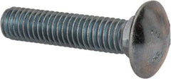 Value Collection - 7/16-14 UNC 2" Length Under Head, Standard Square Neck, Carriage Bolt - Grade 2 Steel, Zinc-Plated Finish - Apex Tool & Supply