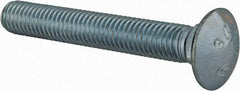 Value Collection - 1/2-13 UNC 3-1/2" Length Under Head, Standard Square Neck, Carriage Bolt - Grade 2 Steel, Zinc-Plated Finish - Apex Tool & Supply
