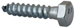 Value Collection - 3/8" Screw, 1-3/4" Length Under Head, Steel, Hex Head Lag Screw - Zinc Plated, Grade 2 - Apex Tool & Supply