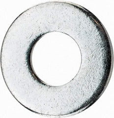 Value Collection - 1/4" Screw, Steel USS Flat Washer - 5/16" ID x 3/4" OD, 1/16" Thick, Zinc-Plated Finish - Apex Tool & Supply