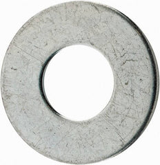 Value Collection - 3/8" Screw, Steel USS Flat Washer - 7/16" ID x 1" OD, 5/64" Thick, Zinc-Plated Finish - Apex Tool & Supply