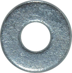 Value Collection - 7/16" Screw, Steel USS Flat Washer - 1/2" ID x 1-1/4" OD, 5/64" Thick, Zinc-Plated Finish - Apex Tool & Supply