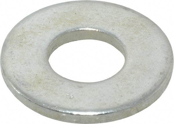 Value Collection - 3/8" Screw, Steel USS Flat Washer - 7/16" ID x 1" OD, 0.0781" Thick, Zinc-Plated Finish - Apex Tool & Supply