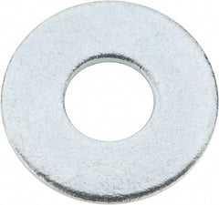 Value Collection - 3/4" Screw, Steel USS Flat Washer - 13/16" ID x 2" OD, 0.1563" Thick, Zinc-Plated Finish - Apex Tool & Supply