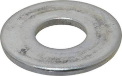 Value Collection - 7/8" Screw, Steel USS Flat Washer - 15/16" ID x 2-1/4" OD, 0.1719" Thick, Zinc-Plated Finish - Apex Tool & Supply