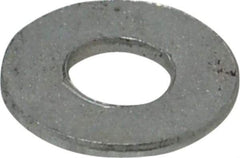 Value Collection - #10 Screw, Steel SAE Flat Washer - 7/32" ID x 1/2" OD, 3/64" Thick, Zinc-Plated Finish - Apex Tool & Supply