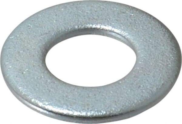 Value Collection - 1/2" Screw, Steel SAE Flat Washer - 17/32" ID x 1-1/16" OD, 3/32" Thick, Zinc-Plated Finish - Apex Tool & Supply
