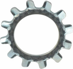 Value Collection - 7/16" Screw, 0.464" ID, Spring Steel External Tooth Lock Washer - 0.76" OD, Zinc-Plated, Grade 2 - Apex Tool & Supply