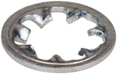 Value Collection - #6 Screw, 0.15" ID, Steel Internal Tooth Lock Washer - 0.295" OD, Zinc-Plated, Grade 2 - Apex Tool & Supply