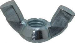 Value Collection - 1/2-13 UNC, Zinc Plated, Steel Standard Wing Nut - 1.94" Wing Span, 1" Wing Span - Apex Tool & Supply