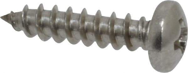 Value Collection - #6 Pan Head Phillips Sheet Metal Screw - Stainless Steel, 5/8" Length Under Head, Grade 18-8 - Apex Tool & Supply