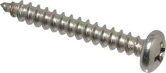 Value Collection - #6 Pan Head Phillips Sheet Metal Screw - Stainless Steel, 1" Length Under Head, Grade 18-8 - Apex Tool & Supply