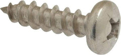 Value Collection - #10 Pan Head Phillips Sheet Metal Screw - Stainless Steel, 3/4" Length Under Head, Grade 18-8 - Apex Tool & Supply