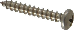 Value Collection - #10 Pan Head Phillips Sheet Metal Screw - Stainless Steel, 1-1/4" Length Under Head, Grade 18-8 - Apex Tool & Supply