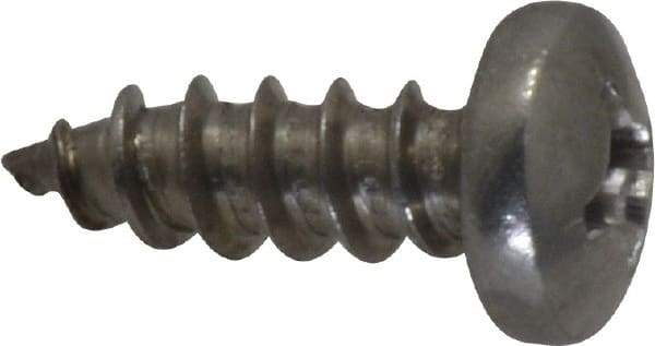 Value Collection - #14 Pan Head Phillips Sheet Metal Screw - Stainless Steel, 3/4" Length Under Head, Grade 18-8 - Apex Tool & Supply