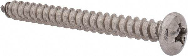 Value Collection - #14 Pan Head Phillips Sheet Metal Screw - Stainless Steel, 2-1/2" Length Under Head, Grade 18-8 - Apex Tool & Supply
