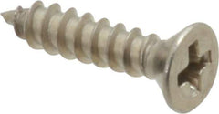 Value Collection - #4 Flat Head Phillips Sheet Metal Screw - Stainless Steel, 1/2" OAL, Grade 18-8 - Apex Tool & Supply