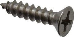Value Collection - #6 Flat Head Phillips Sheet Metal Screw - Stainless Steel, 5/8" OAL, Grade 18-8 - Apex Tool & Supply
