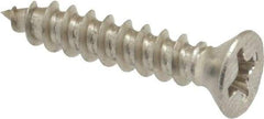 Value Collection - #6 Flat Head Phillips Sheet Metal Screw - Stainless Steel, 3/4" OAL, Grade 18-8 - Apex Tool & Supply