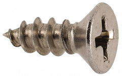 Value Collection - #8 Flat Head Phillips Sheet Metal Screw - Stainless Steel, 1/2" OAL, Grade 18-8 - Apex Tool & Supply