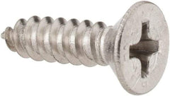Value Collection - #8 Flat Head Phillips Sheet Metal Screw - Stainless Steel, 5/8" OAL, Grade 18-8 - Apex Tool & Supply