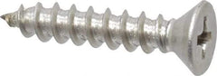 Value Collection - #10 Flat Head Phillips Sheet Metal Screw - Stainless Steel, 1" OAL, Grade 18-8 - Apex Tool & Supply