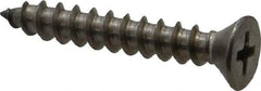 Value Collection - #10 Flat Head Phillips Sheet Metal Screw - Stainless Steel, 1-1/4" OAL, Grade 18-8 - Apex Tool & Supply