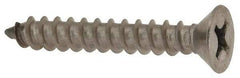 Value Collection - #12 Flat Head Phillips Sheet Metal Screw - Stainless Steel, 1-1/2" OAL, Grade 18-8 - Apex Tool & Supply