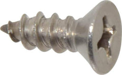 Value Collection - #14 Flat Head Phillips Sheet Metal Screw - Stainless Steel, 3/4" OAL, Grade 18-8 - Apex Tool & Supply