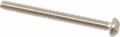 Value Collection - #4-40 UNC, 1-1/4" Length Under Head Slotted Drive Machine Screw - Round Head, Grade 18-8 Stainless Steel, Uncoated, Without Washer - Apex Tool & Supply